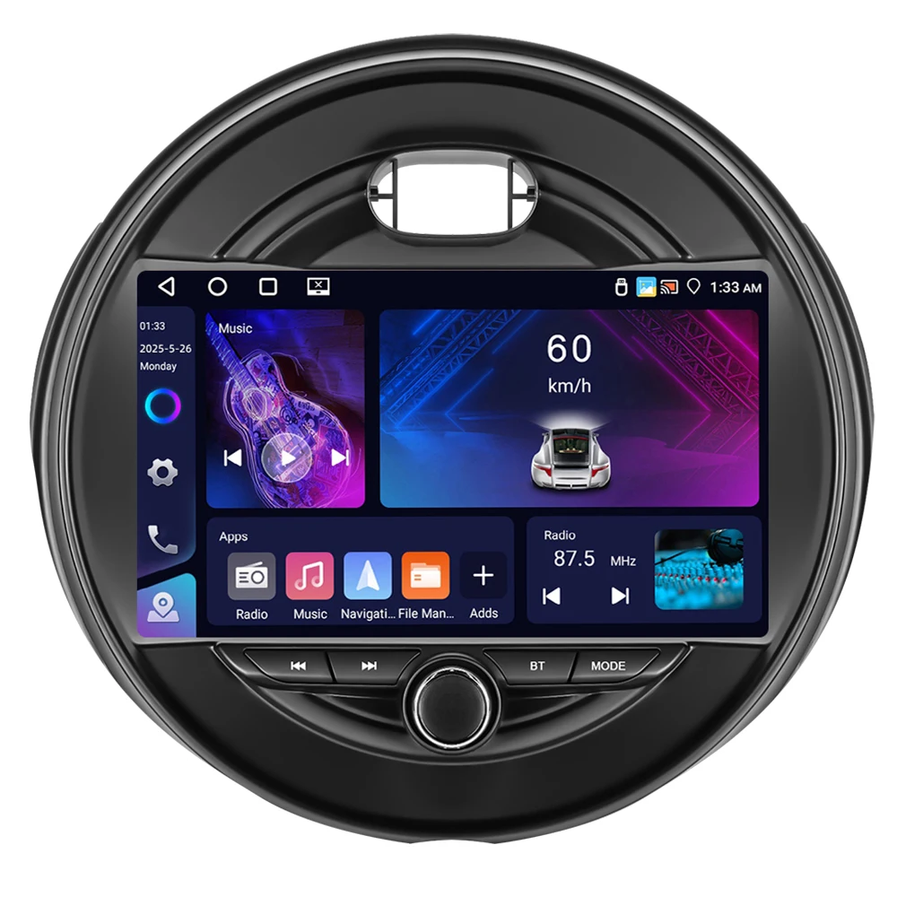 Podofo 8Core WIFI 4G Auto Audio Voor BMW Mini Cooper F55 2014-2019 Navigatie Carplay Android Auto AI Voice Spiegel Link Auto Stereo - afbeelding 2