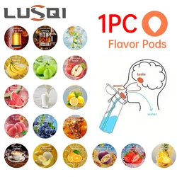 LUSQI 1PC Teardrop Flavor Pods 0 Sugar Healthy Fruit Scent Drink Water Bottle Pods Water Bottle Cup Flavor Ring Pods
