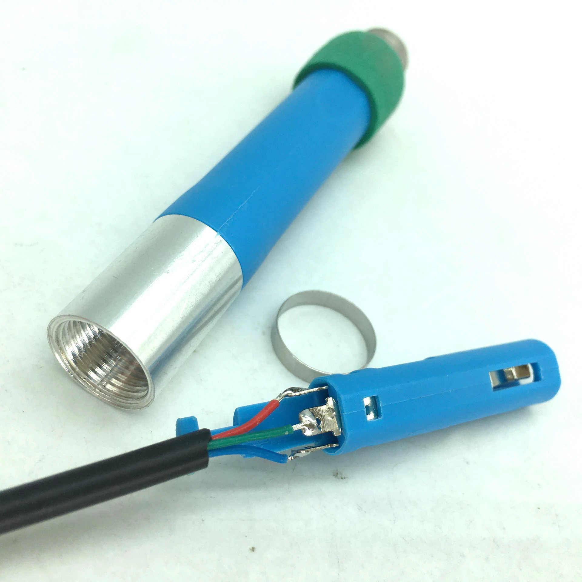 3-pin Aviation Plug Replace Elastic Silicone Cable Handle + T12 Heating Core Tip For BAKON BK-950D Soldering Station