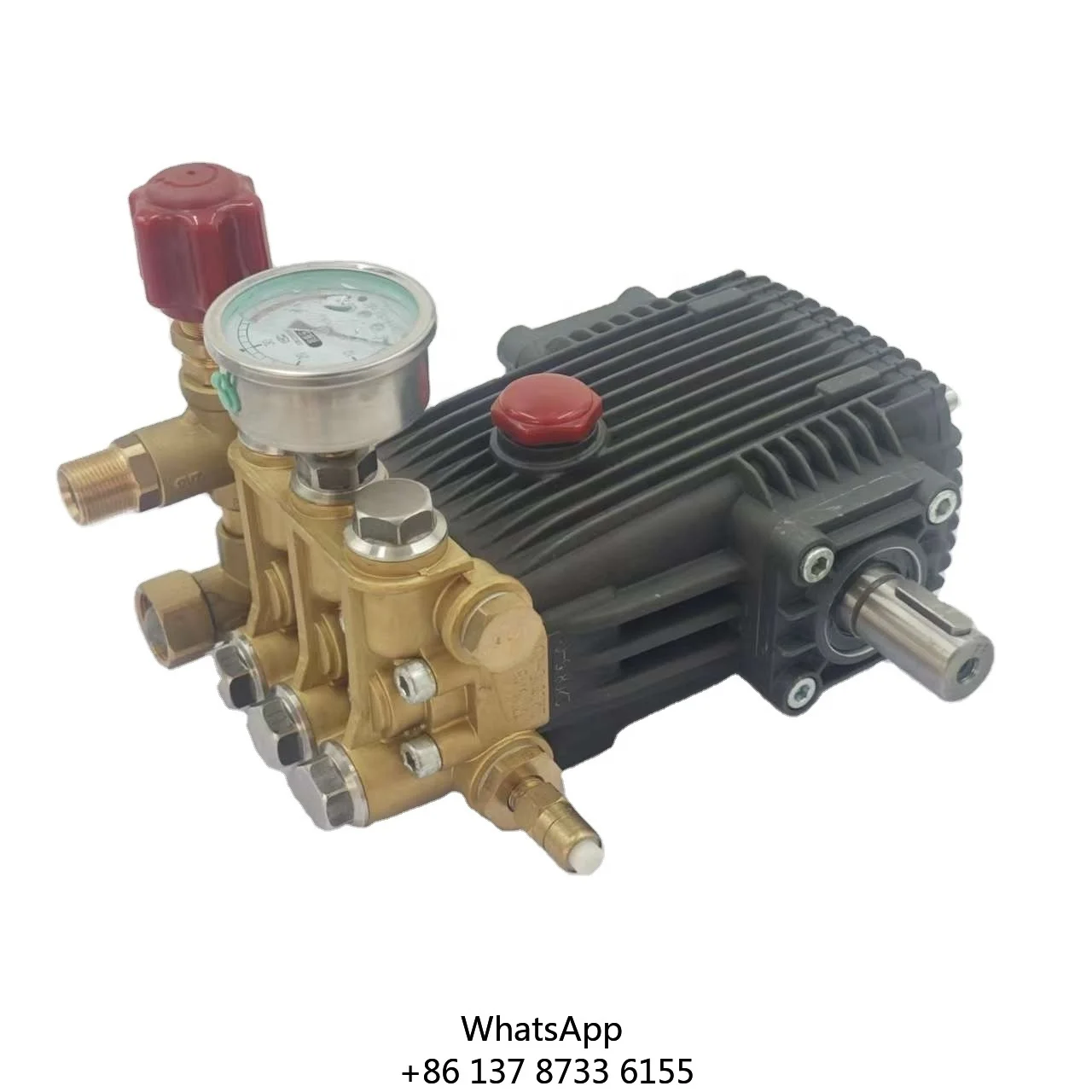 

WEITE 1814B High Pressure Crankshaft Pump Adjustable Pressure Heavy Duty New For Cold Water Cleaning 248Bar 4.2gpm