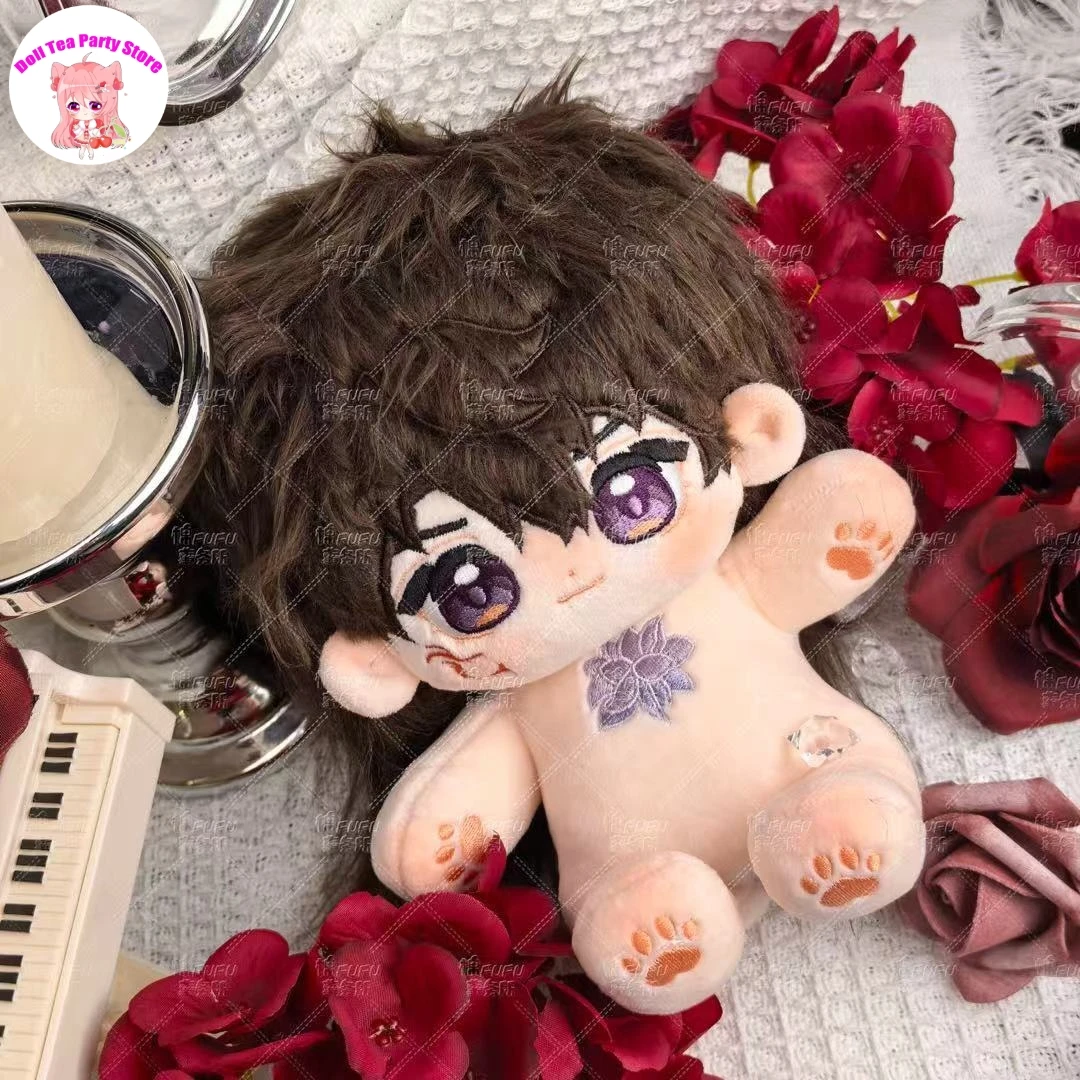 

Anime Ancient Style Caleb Cotton Doll Love and Deepspace ‌Lord of the Underworld‌ Plush Skeleton Body Plushie Dress Up Toys