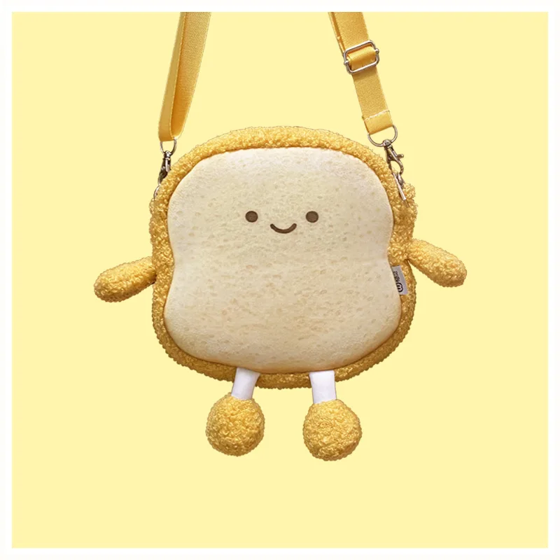 JXTOAST-Sac à Main Créatif en Peluche pour Fille, Porte-Monnaie, Porte-Cartes, Décontracté, Mignon, Dessin Animé, Rangement, Bandoulière, Fourre-Tout