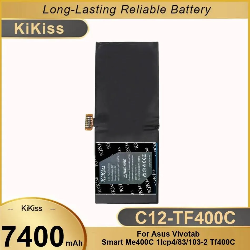 

Laptop Battery Premium Replacement 7400Mah C12-TF400C High Performance For Asus Vivotab TF400C ME400C 1ICP4 83 103-2