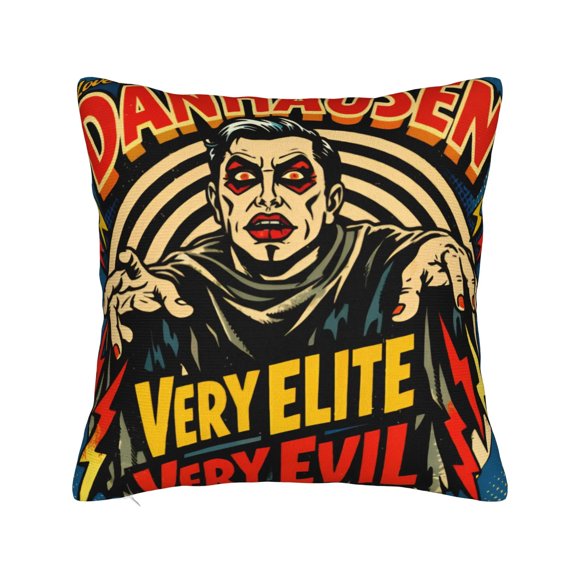 Danhausen Wrestlers Wrestling Pillowcase Polyester Cushion Cover Decorations  Pillow Case Cover Home Zippered 18'