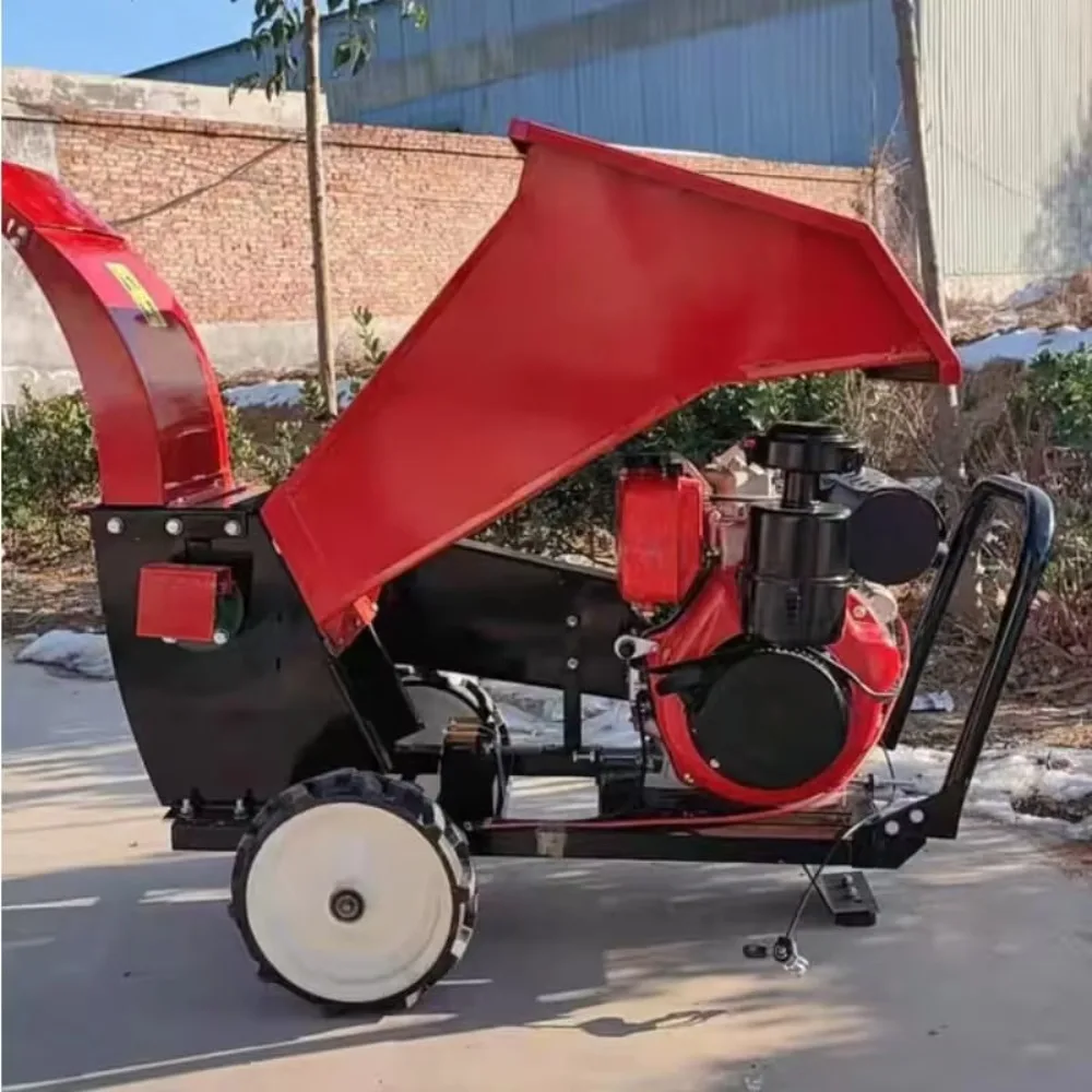 Garden Branch Shredder Orchard Wood Crusher Household Multifunctional Machine For Straw And Forest Wood Crushing