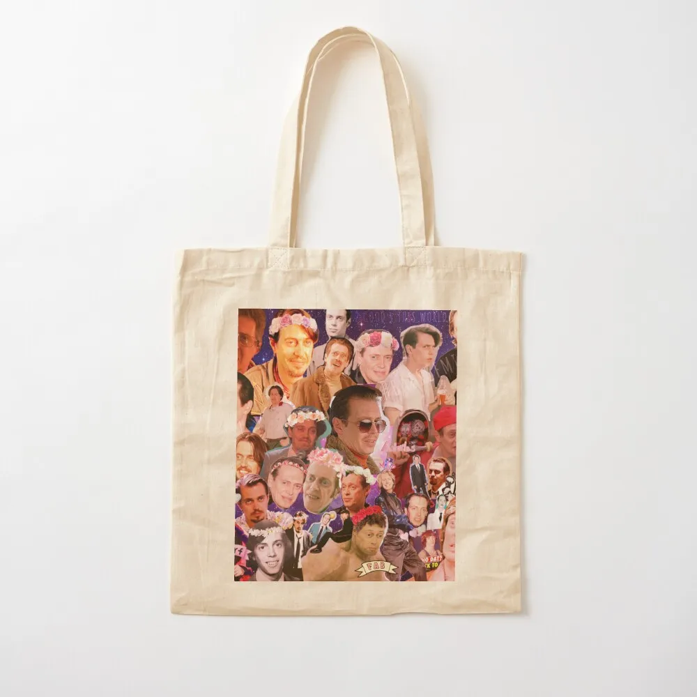 

Steve Buscemi Galaxy Collage Tote Bag tote screen custom canvas bags for women Canvas