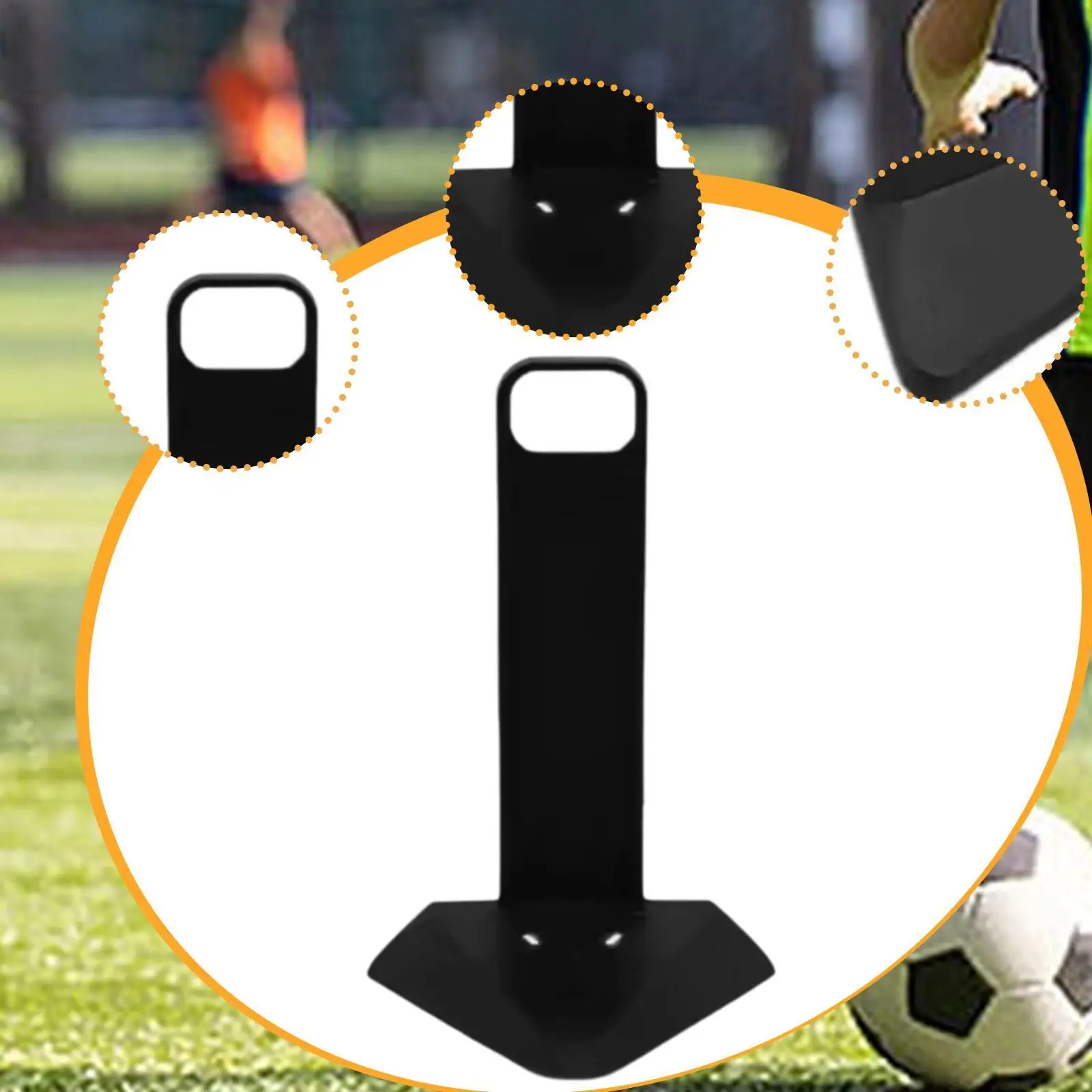 Soccer Cone Holder Soccer Disc Cones Stand,Rack,Disc Carrier,Mark disks Shelf Saucer for Obstacle Course Baseball Practicing