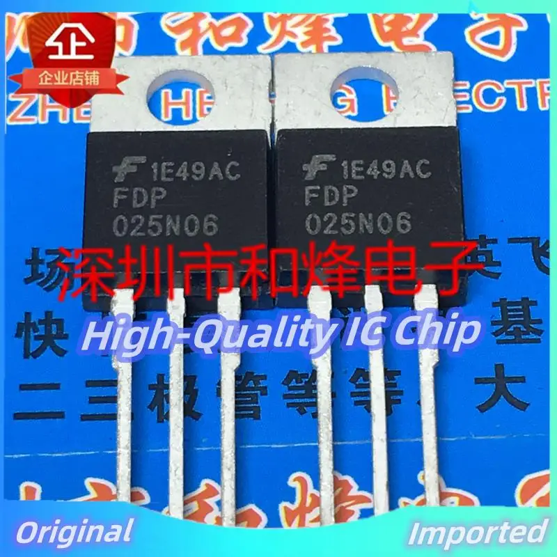 10PCS-30PCS  FDP025N06  TO-220 60V 120A   Imported Original  Best Quality