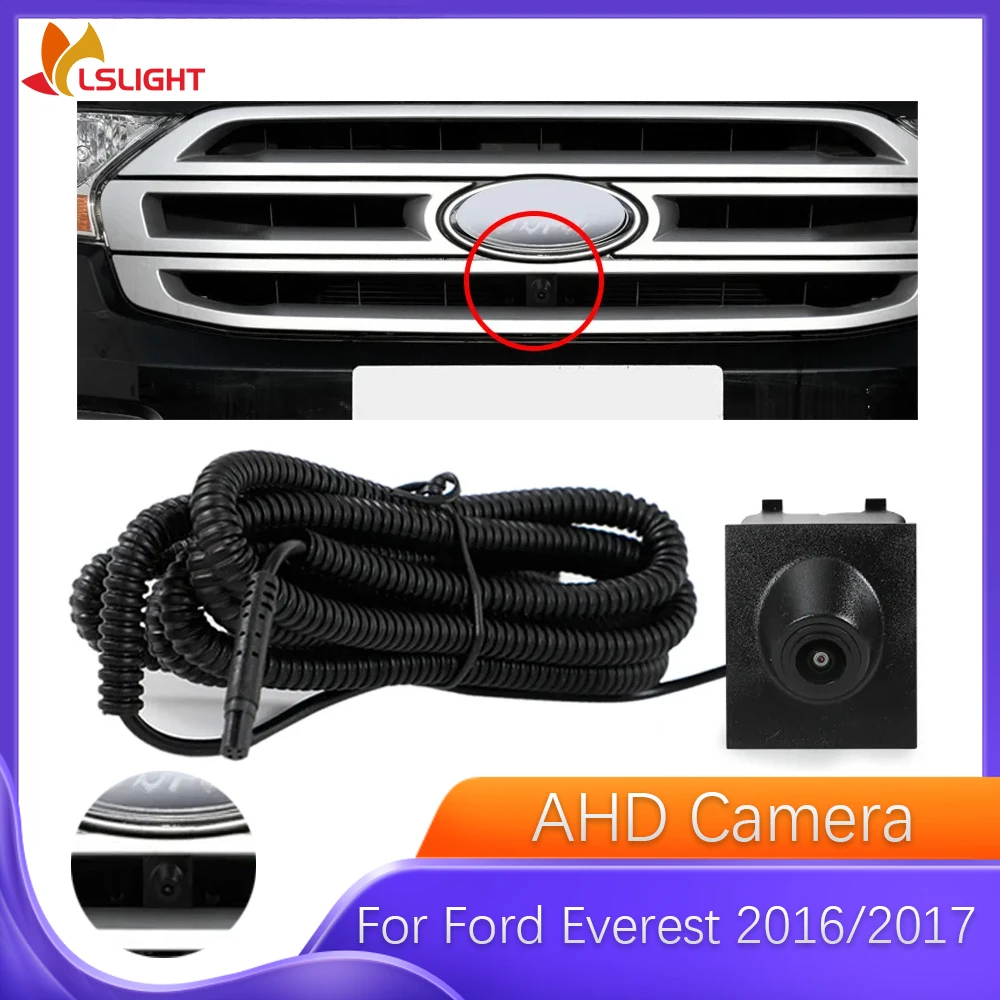 

Car Front View Camera For Ford Everest 2016 2017 AHD Night Vision 150° Fisheye Lens OEM Vehicle Front Camera Waterproof IP68