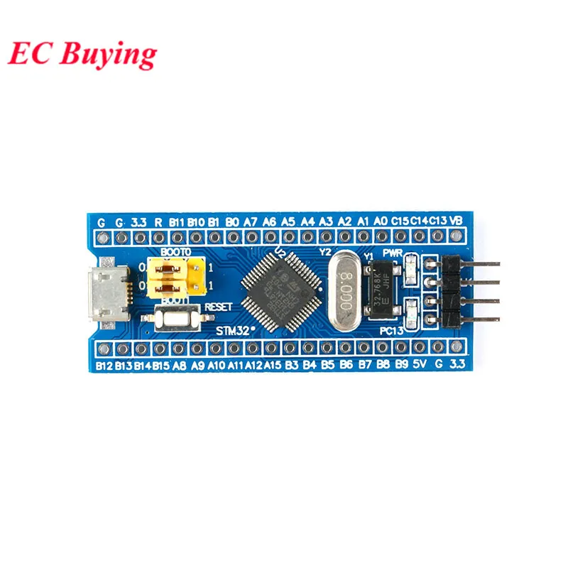 2 szt./1 szt. STM32F103C8T6 ARM Cortex-M3 STM32F103 STM32 F103C8T6 Układ scalony z interfejsem Type-C Minimalny moduł płytki rozwojowej systemu rdzeniowego — zdjęcie 4