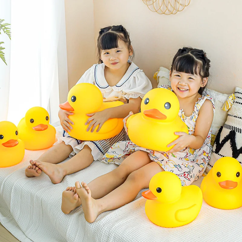 Plus Size Big Yellow Duck Toys for Children Water Play Bath Small Yellow Duck Swimming Pool Duckling