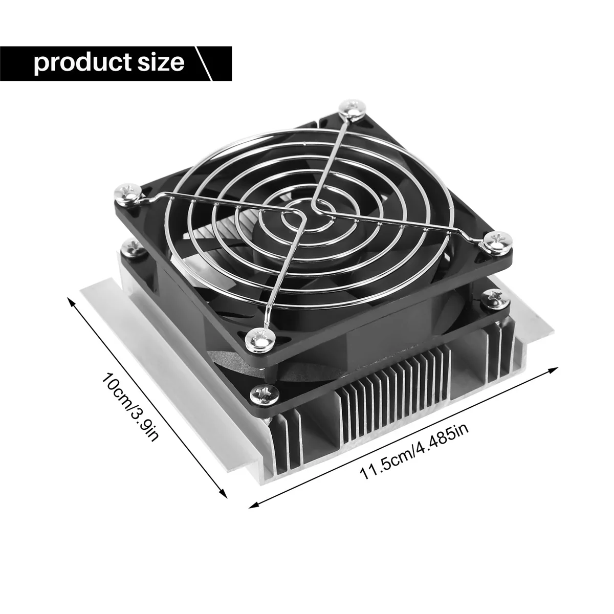 DIY Thermoelectric Cooler Cooling System Semiconductor Refrigeration System Kit Heatsink Peltier Cooler for 15L Water