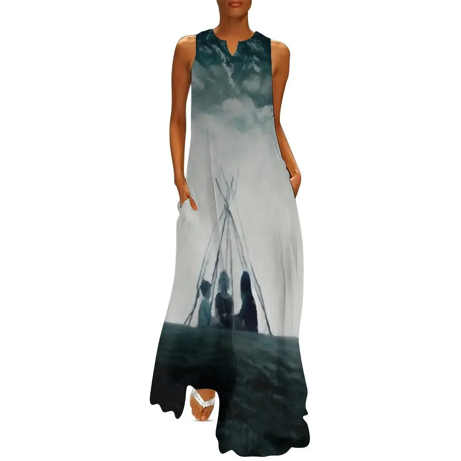 

Alone - Melancholia Long Dress summer dress woman 2025 loose summer dress dresses women summer 2025