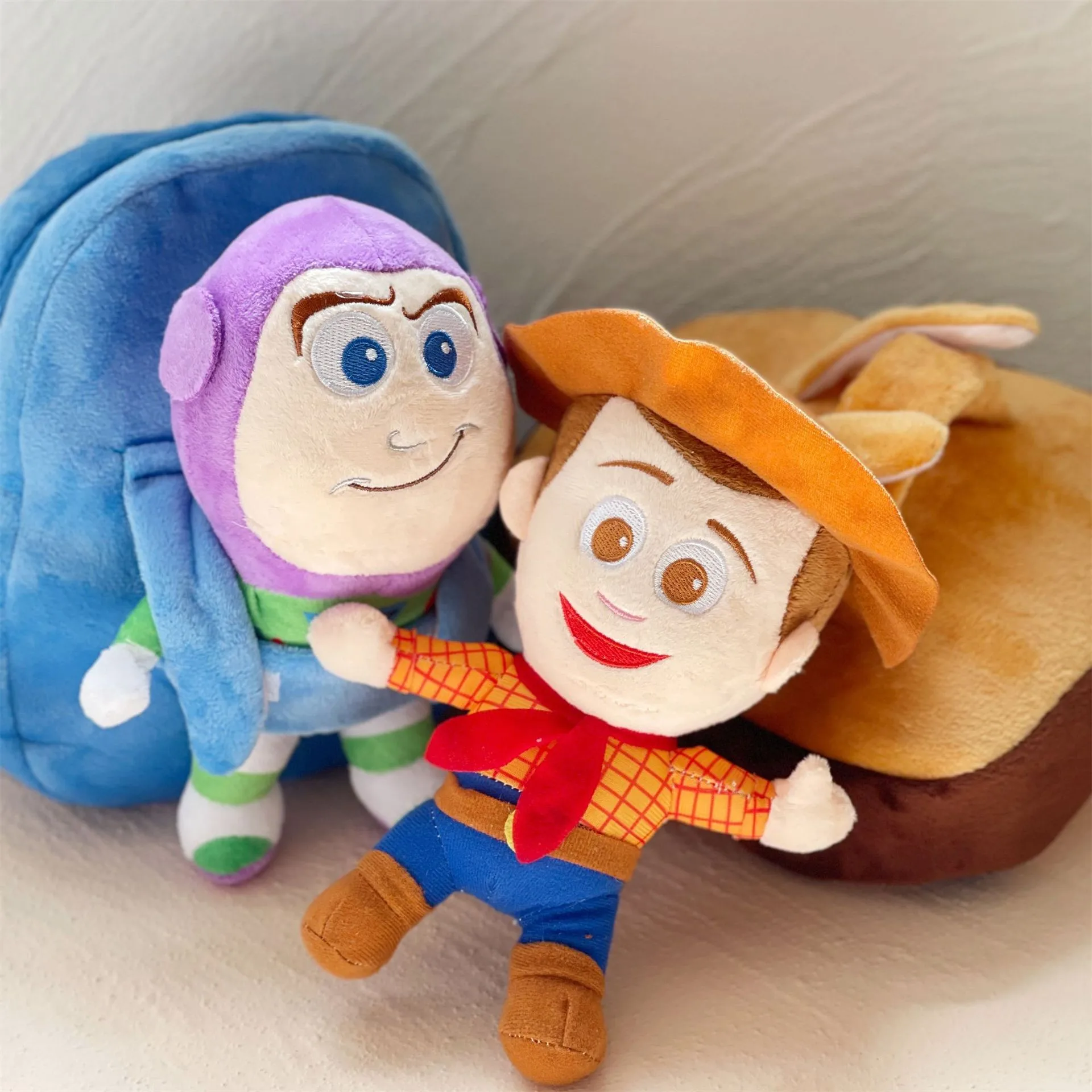 

Disney Toy Story Woody Backpacks Anime Cartoon Cosplay Schoolbag Kids Backpack Cartoon Anime Derivative Peripherals Party Gift