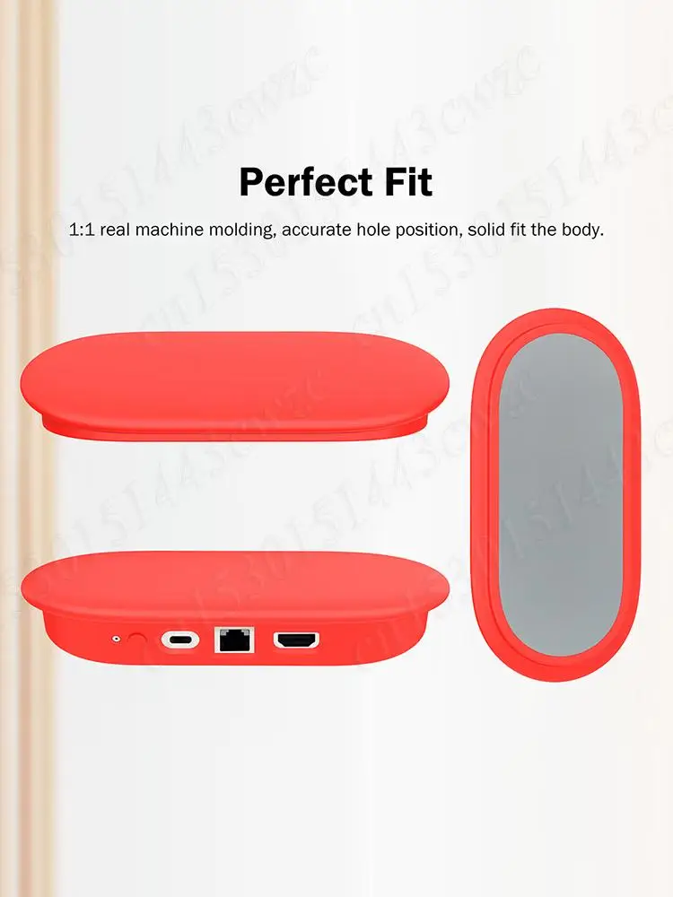 

Силиконовый защитный чехол Защитный чехол от падения Мягкий силиконовый чехол для консоли Google TV Streamer (4K)