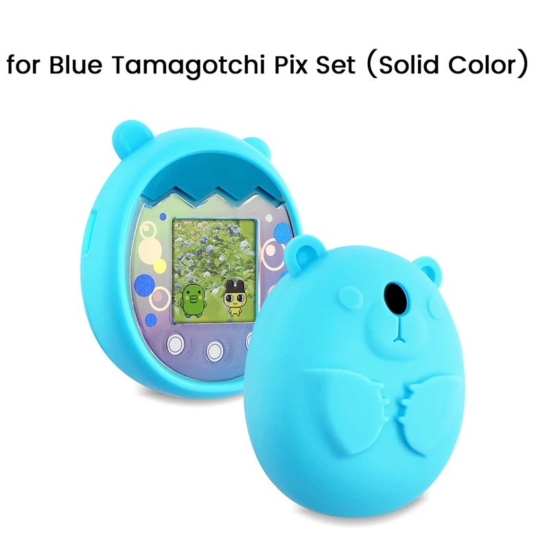 Silikon hülle für Tamagotchi Pix virtuelle elektronische Haustier maschine Schutzhülle Hülle wasserdichte Hülle mit Lanyard