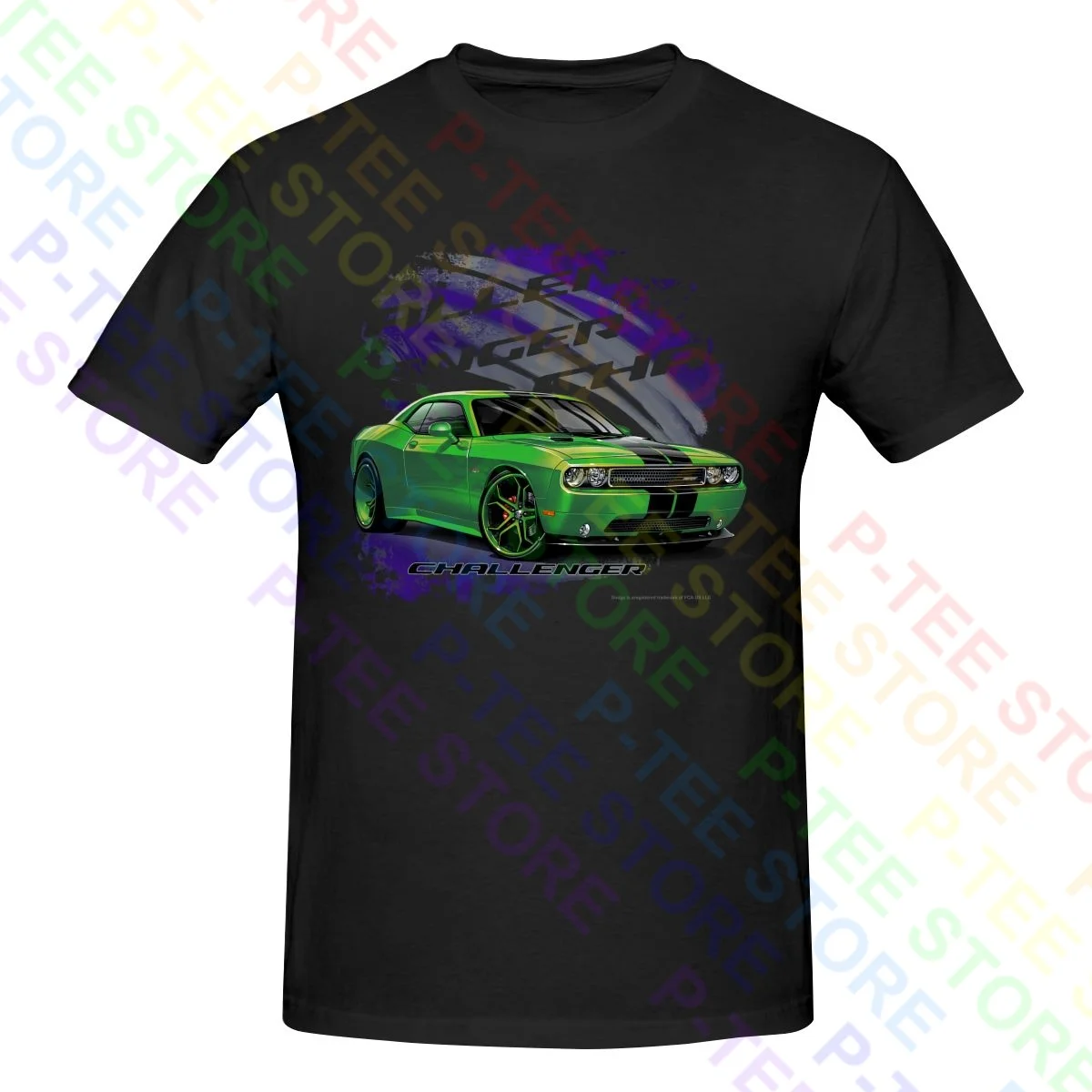 2011 Green Dodge Challenger Shirt T-shirt Tee New Unique Hip Hop Hot Deals