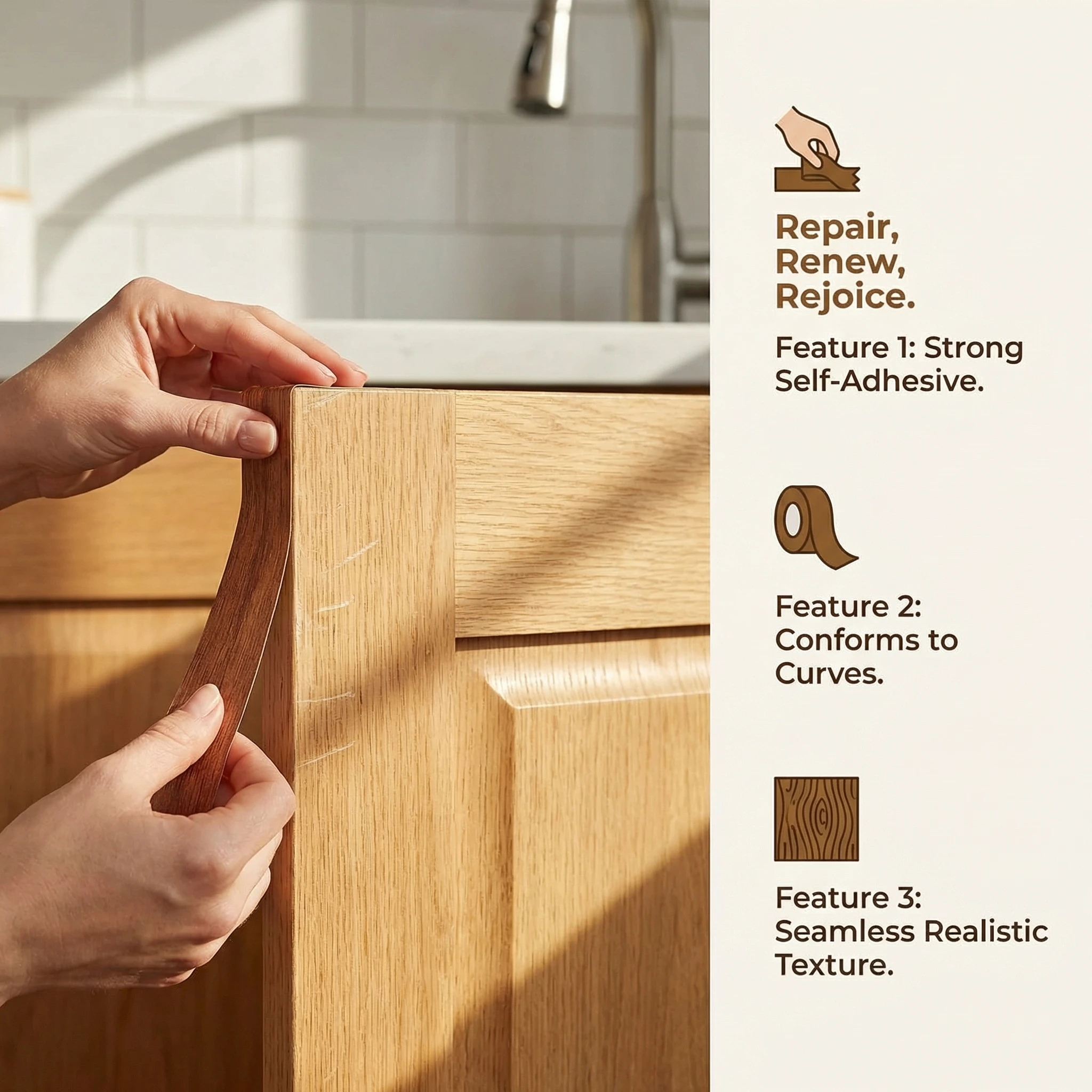 1 rouleau de ruban adhésif aut - Xfasten Woodworking Tape avis et prix