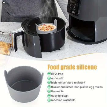 Silicone Air Fryer Egg Poacher Cups 5