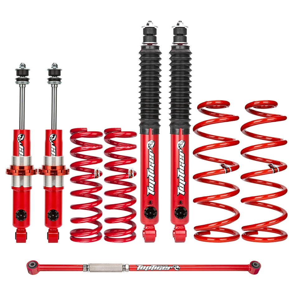 

Coilover амортизаторы для внедорожников 4x4, двойная трубка, регулируемая для Everest мкА, азотный газ, OEM, внедорожный амортизатор