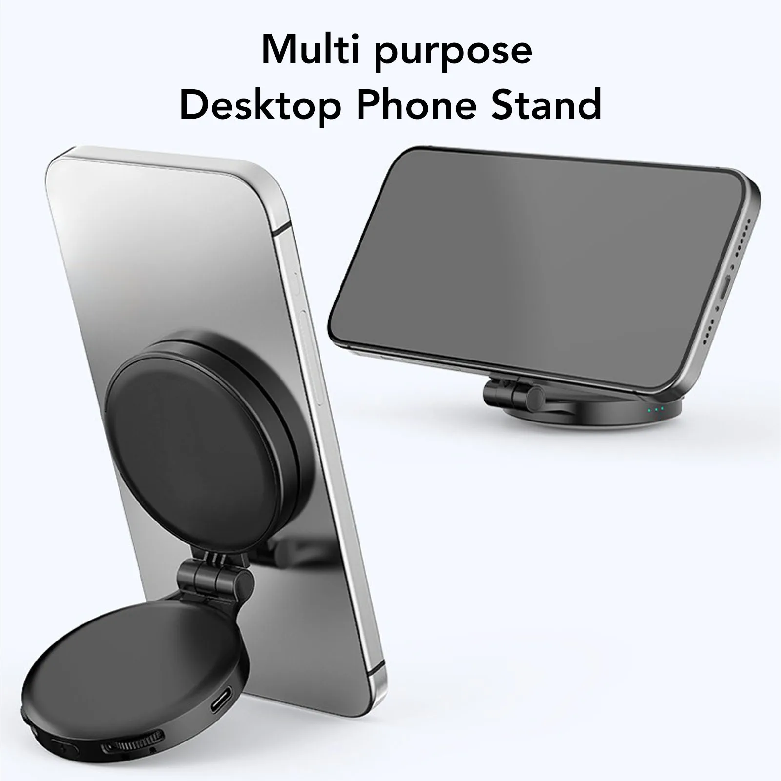 

Магнитный светильник для селфи, поддержка Magsafe, бесступенчатая регулировка яркости, складной телефон, кольцо для селфи, заполняющий свет для видеозаписи, фотографии