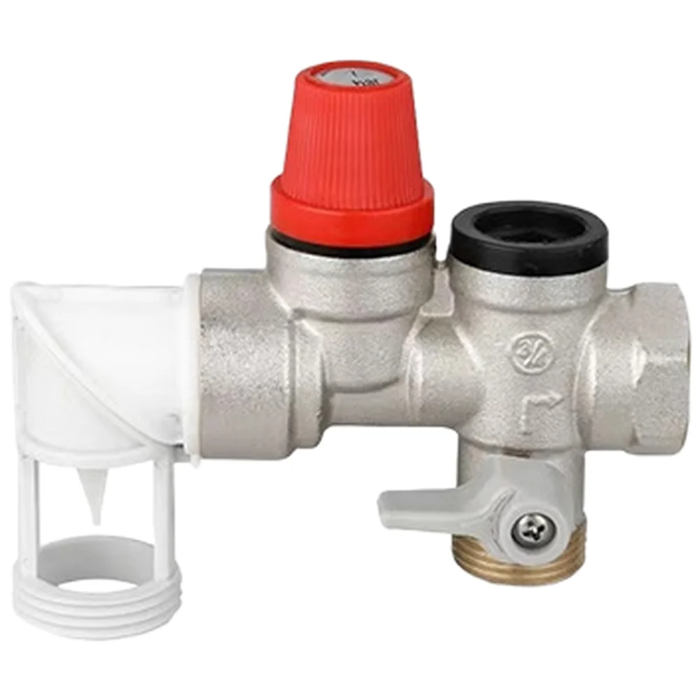 DN20 brass unidirectional pressure relief valve automatic valve for water heaters protects against excessive pressure