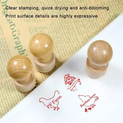1pc Creative Stamp For Personalized Farm Fresh Eggs Round Plastic Egg Stamp Set For Crafters & Bakers Perfect Gift For Easter