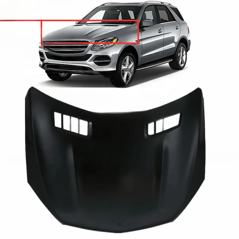 

For Mercedes-Benz GLE SUV W166 2015-2018: High Quality Car Bonnet Hood OEM 2928800057 Body Parts