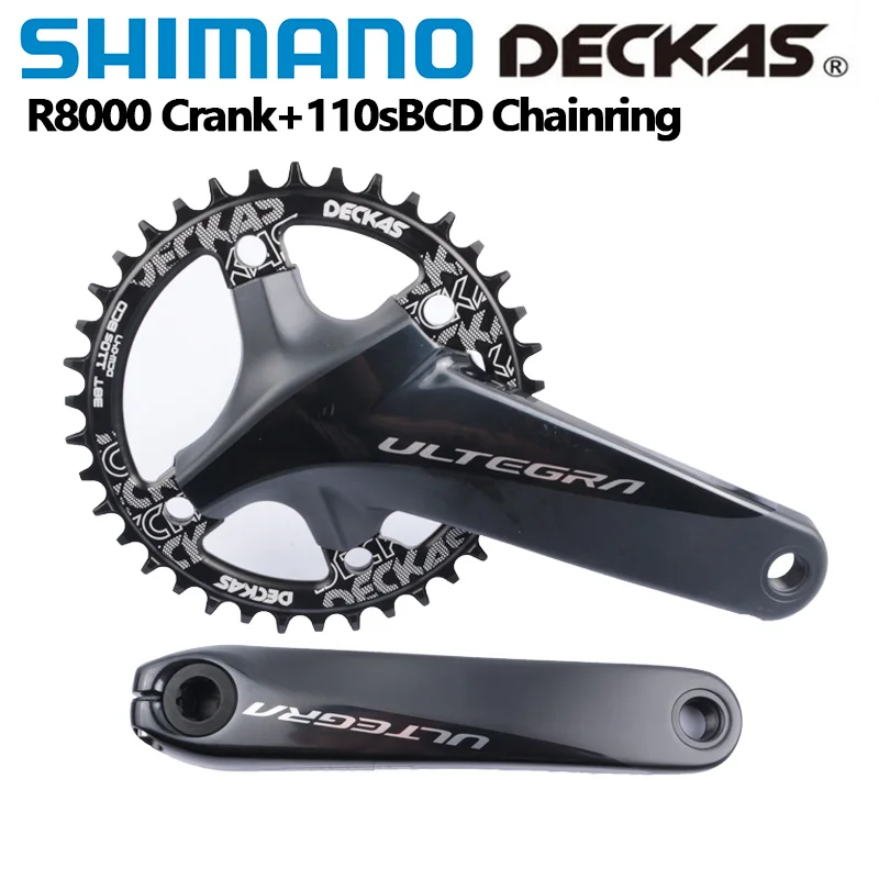 Shimano 105 R7000 Ultegra R8000 Crank 11Speed R7100 12Speed With Deckas 110sBCD Chainring Road Bicycle Crankset For Road Bike