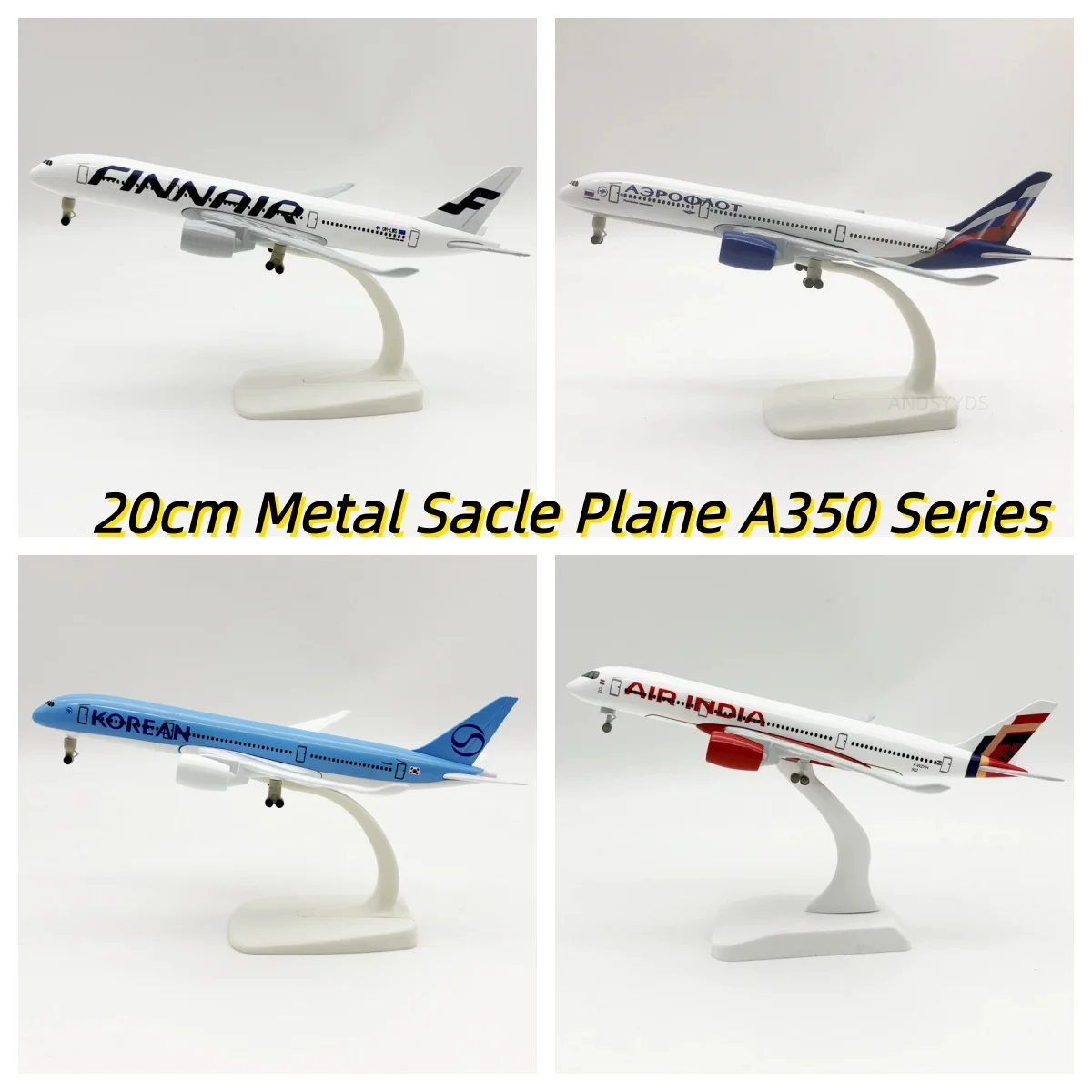 

20CM Metal scale aircraft A350 Airways toy airplane for boys with Landing Gear Wheels Souvenir Hobby Collection Toy
