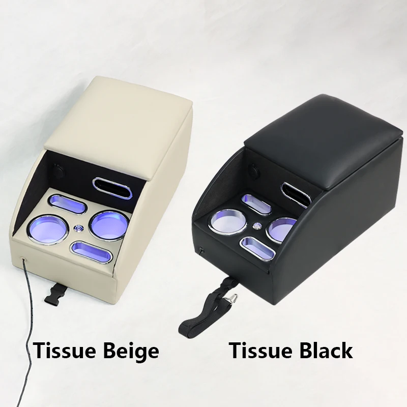 

Универсальный автомобильный задний подлокотник, коробка для салфеток, маленький автомобильный задний центр, USB-зарядка, салон автомобиля, задняя средняя функциональная коробка для хранения