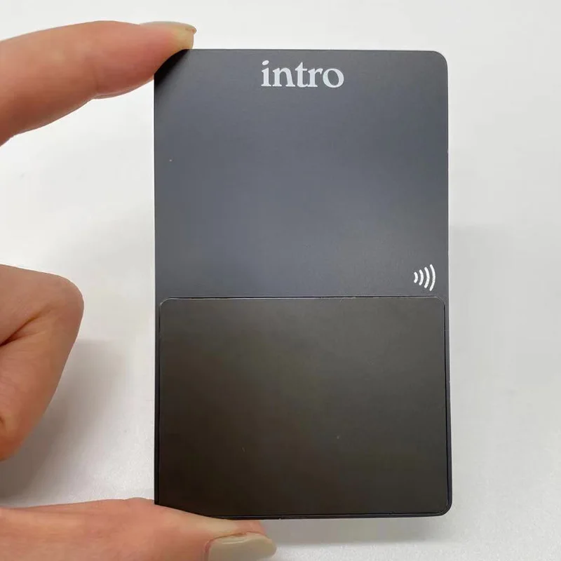 

Умная металлическая толстая металлическая визитная карточка NFC RFID с именем