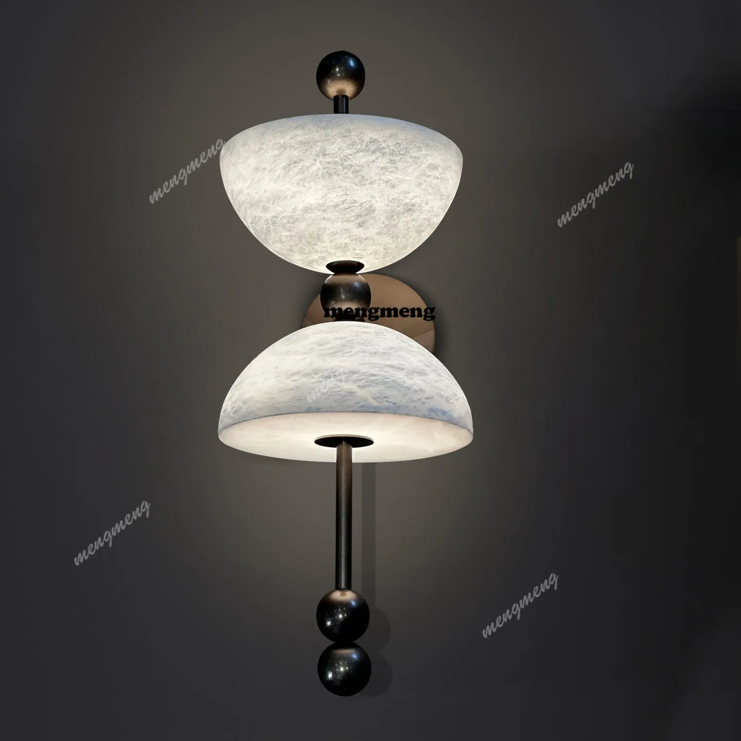 

Designer Model House Sales Office Marble Wall Light Bedroom Living Room Corridor Hotel Luxury Background Balcony