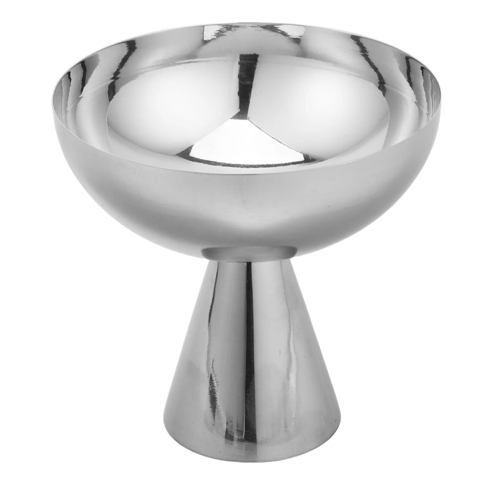 

Stainless Steel Ice Cream Cup Dessert Bowl High Footed Design for Stability Suitable for Ice Cream Salads Fruits