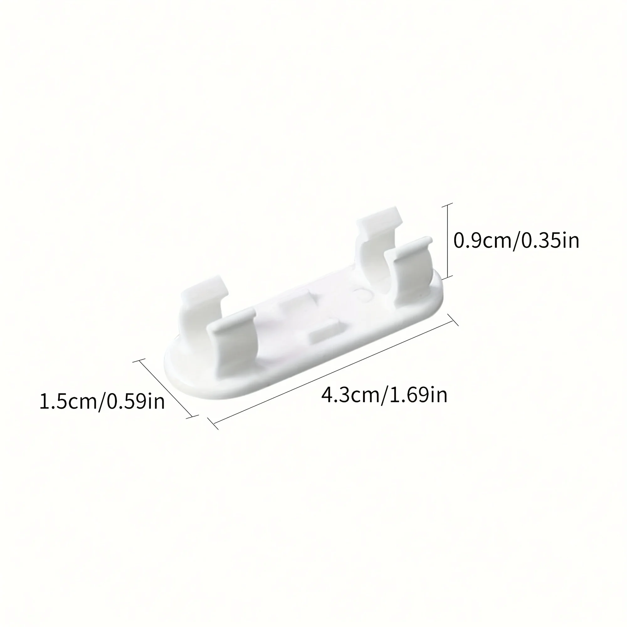 20 Pcs Adjustable Cable Management Clips, Self-Adhesive Wire Organizers, Sticky Cord Holders for TV, PC, Ethernet Cables