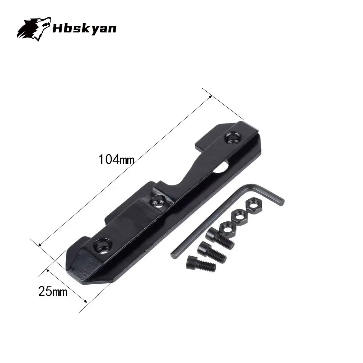 AK Gel Blaster Decoração de trilho lateral com montagem em cauda de andorinha, peça de decoração externa DIY para jogos CS para armas de brinquedo da série AK