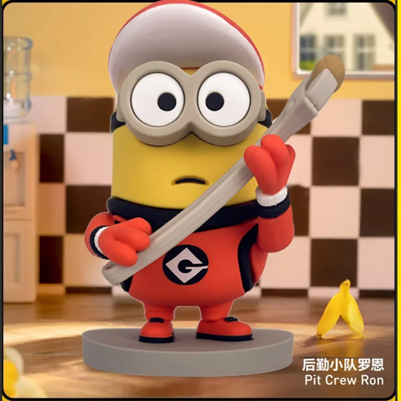 Despicable Daddy 4 Hot Selling Minions Toys Handmade Blind Box Movie Accessories Co branded Doll Doll Car Ornament Butt Cannon