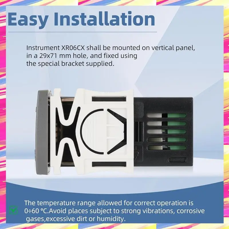 Controladores de temperatura AIAI XR06CX-4N1F1, termostato digital programável com sonda de sensor