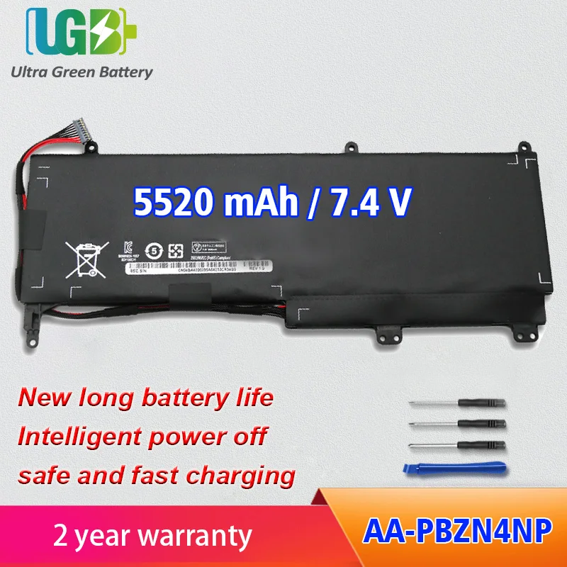 

UGB New AA-PBZN4NP Battery For Samsung 7 Slate XE700T1A XQ700T1A XE700T1C XQ700T1 BA43-00317A 5520mAh 7.4V 40Wh