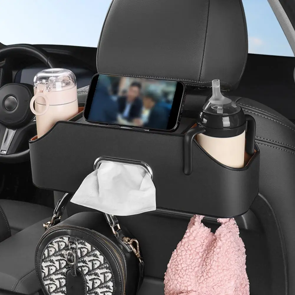 

Car Headrest Organizer Durable Tissue Container Strong Load Bearing Automotive Back Seat Box Car Supplies