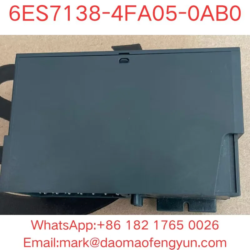 6ES7138-4FA05-0AB0 Used Tested OK, In Good Condition SIMATIC DP, Electronics module f. ET200S