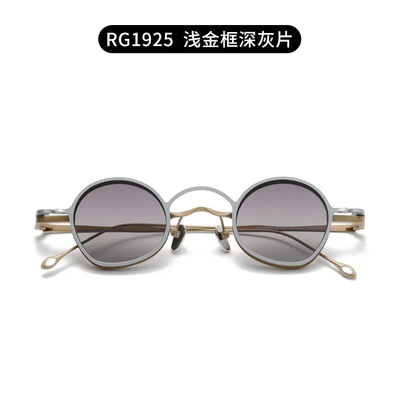 

2 In 1 Magnetic Clip-on Sunglasses Pure Titanium Vintage Eyeglasses Frame Men Women Unique Design Eyewear Custom Prescription