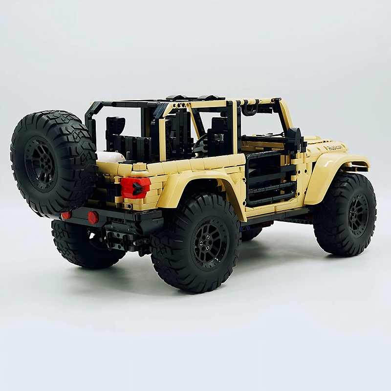 قالب جدير للعرض King 13184 التطبيق الفني/RC بمحركات رانجلر SUV مركبة اللبنات لتقوم بها بنفسك لعبة الصبي هدايا عيد الميلاد الكبار #4