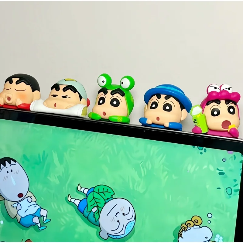 

Новый натуральный карандаш Шин-Чан, мини-фигурка, анимационная фигурка, фигурка бегеров, украшение для мобильного телефона, украшение автомобиля, экран, вечерние куклы, подарок