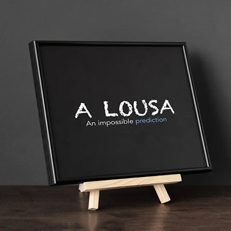 A Lousa by Alejandro Muniz Stage Magic Tricks Blackboard Prediction Slate Mentalism Stand-up Magia Magie Magicians Prop lllusion