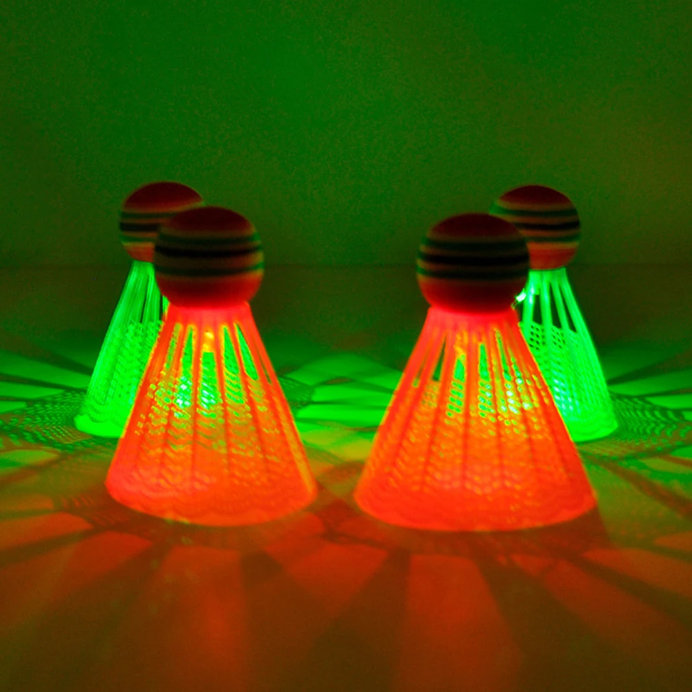 

6 Pcs Luminous Badminton LED Balls Racket Outdoor Plaything Shuttlecocks Sports Toys Lighting Durable