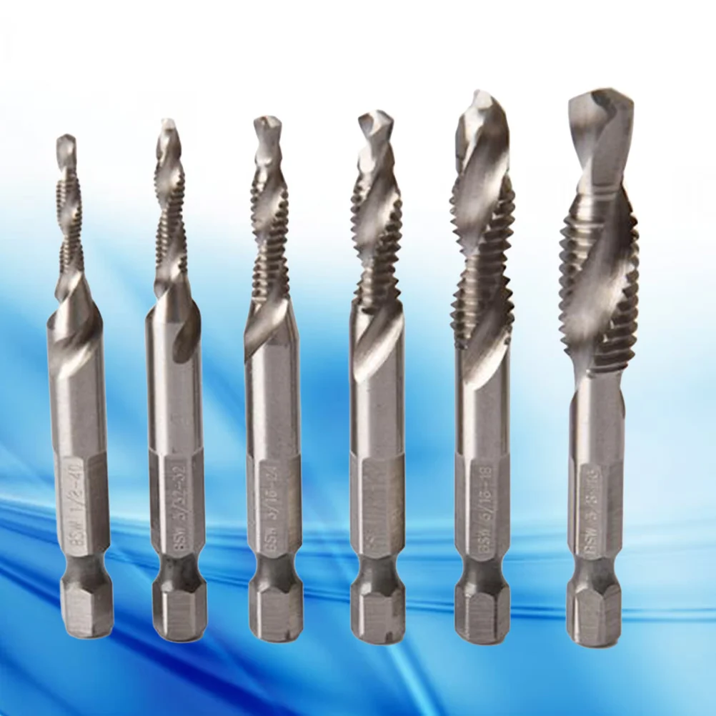 

6Pcs Hex Shank Drill Bit Set 3Mm 4Mm 5Mm 6Mm 8Mm 10Mm Hss Coated Drill Bits for Metal Aluminum Cast Iron Copper Magnesium Alloy