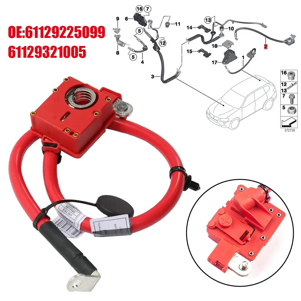 

Positive Battery Cable 6112 9225 099 Suitable For B-MW E28 524td M21.1982 X3 F25 Car 61129225099 Z3L1