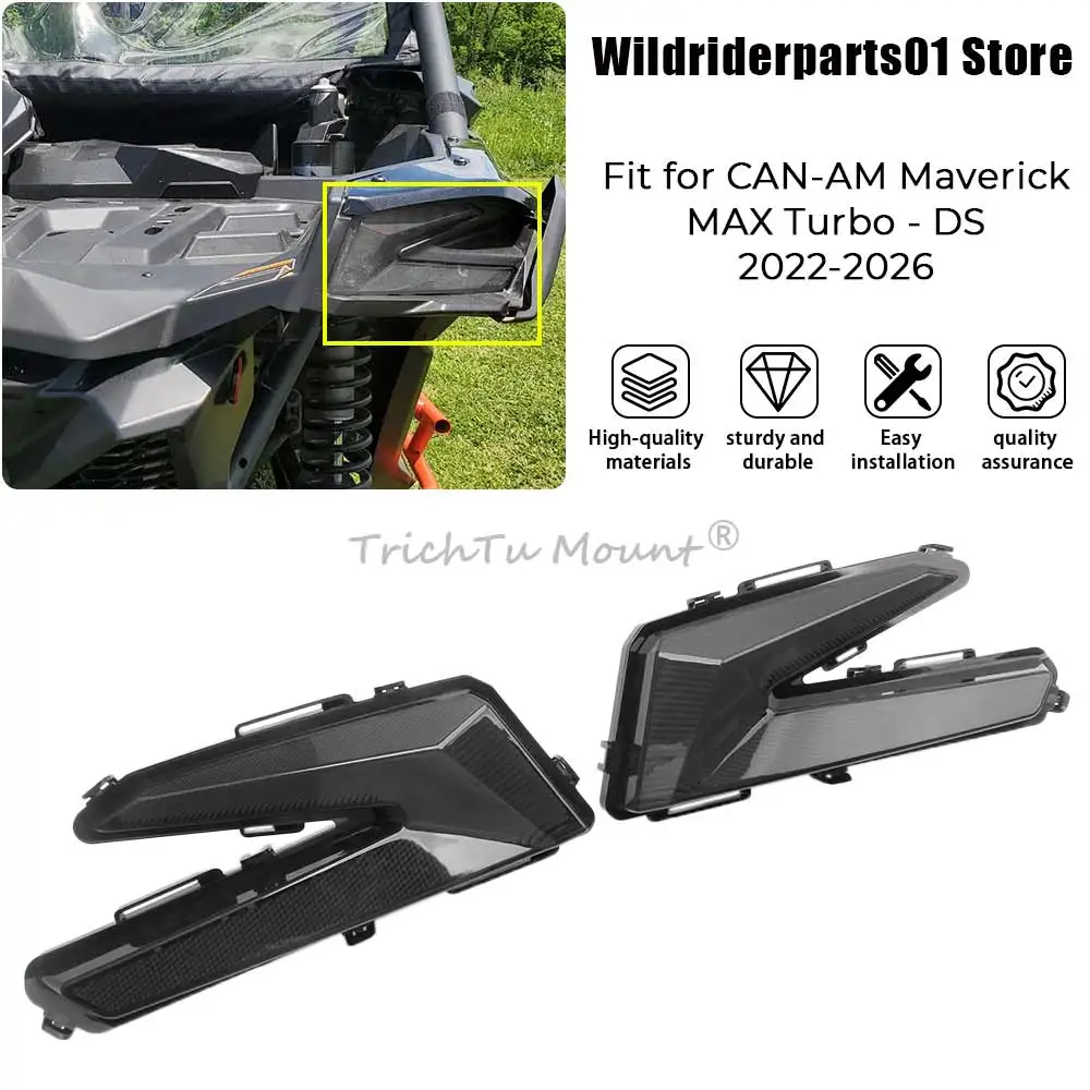 

1 Pair Smoke Rear LED Tail Light Assembly Fit For CAN-AM Maverick MAX Turbo RR - XRS Smart Shock 2023-2025 #710004743 710004744