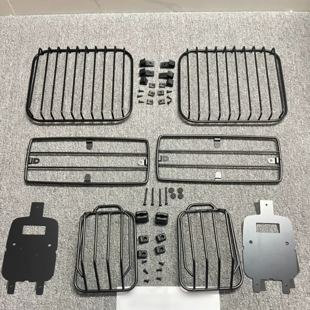 Headlight Taillight Turn Signal Lampshade for Mercedes Benz G-Class W463 G350 G500 G550 G63 modified Lamp Guard Iron Net Cover
